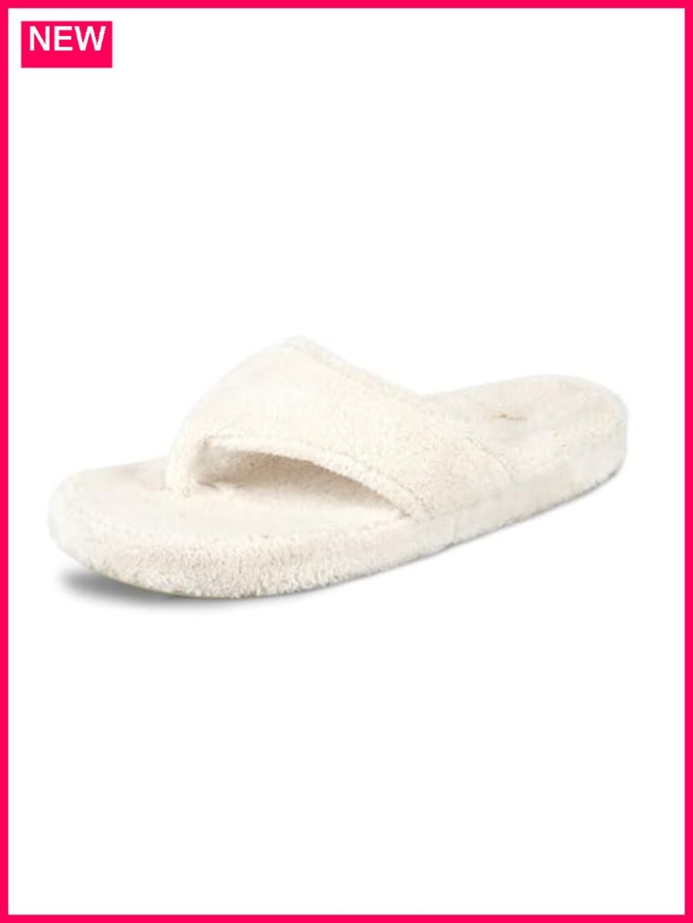 Spa Thong Slippers with Cloud Contour Arch Support & Plush Terry Lining